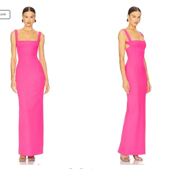 Solace London The Joni open-back dress